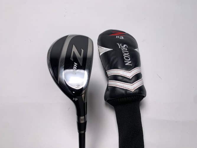 Srixon Z H65 3 Hybrid 19* Kuro Kage Black 80g Stiff RH HC Midsize Grip