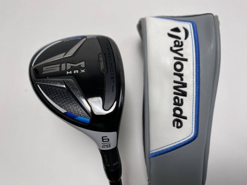 TaylorMade SIM MAX 6 Hybrid 28* Graphite Design Tour AD HY-65R 65g Regular RH HC