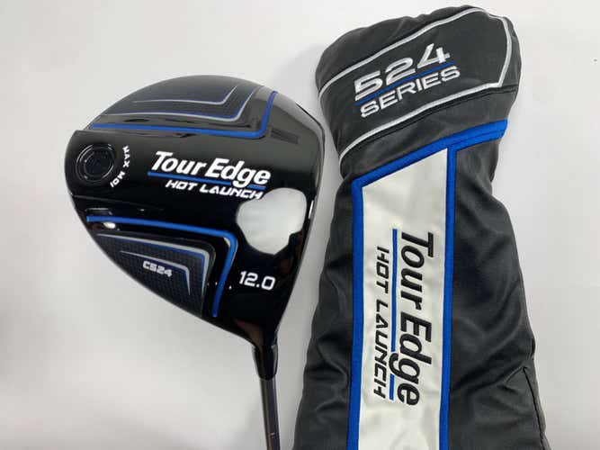 Tour Edge Hot Launch C524 Driver 12* Aldila Ascent Blue 50A 50g Senior RH HC NEW