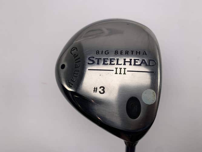 Callaway Steelhead III 3 Fairway Wood 15* System III Ladies Graphite Womens RH