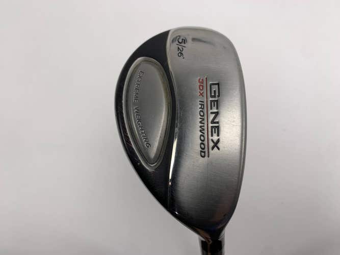 Nickent Genex 3DX 5 Fairway Wood 26* SpeedRated 75 75g Regular Graphite Mens RH