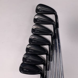 Ping G710 Iron Set 5-PW+GW Green Dot 2* Up AWT 2.0 Stiff Steel RH Midsize Grips
