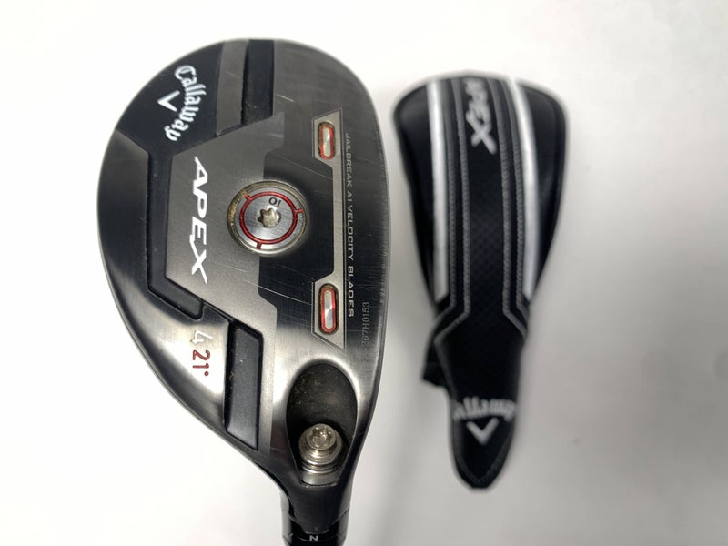 Callaway Apex 21 4 Hybrid 21* UST Mamiya Recoil Dart F4 75g Stiff RH HC
