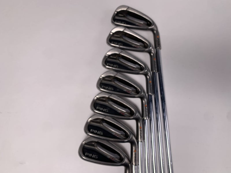 Ping G25 Iron Set 5-PW+GW Orange Dot 2* Flat CFS Regular Steel Mens RH +1/2''