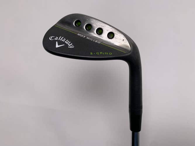 Callaway MD3 Milled Black S-Grind Gap Wedge GW 52* 10 DG S400 Stiff Mens RH