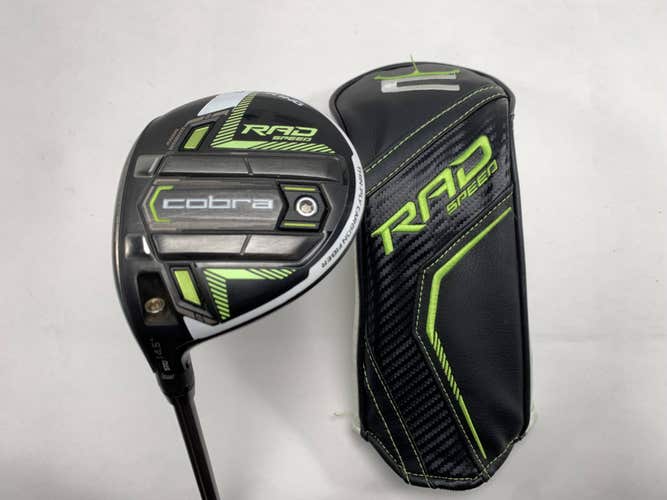 Cobra RAD Speed 3 Fairway Wood 14.5* Even Flow Riptide CB 40g Senior LH HC