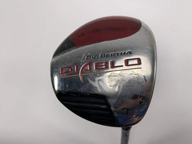 Callaway Big Bertha Diablo 3 Fairway Wood 15* 55g Senior Graphite Mens RH