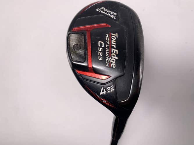 Tour Edge Hot Launch C523 4 Hybrid 22* Hot Launch 55g Regular Graphite Mens RH
