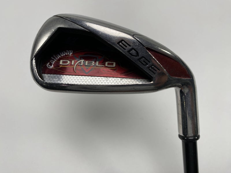 Callaway Diablo Edge Single 6 Iron Senior Graphite Mens RH Oversize Grip