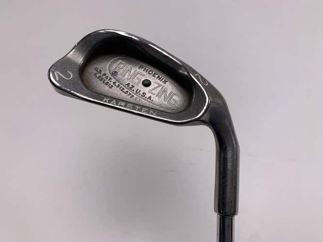 Ping Zing Single 2 Iron Black Dot Karsten KT-M Regular Steel Mens RH