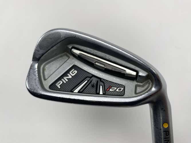 Ping i20 Single 7 Iron Yellow Dot KBS Tour Stiff Steel Mens RH