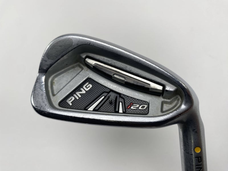 Ping i20 Single 7 Iron Yellow Dot KBS Tour Stiff Steel Mens RH