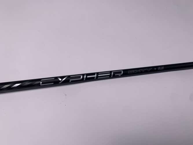 Project X Cypher Sixty 5.5 60g Regular Graphite Hybrid Shaft 38.25" Pull 0.370
