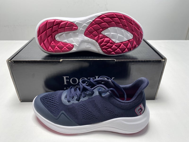 Footjoy Flex Golf Shoes Navy Women's SZ 5.5 (95765)