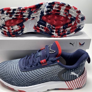 Puma Volition Freedom Crush Sport Golf Shoes USA Blue Men's SZ 9 (309784 01)