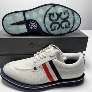 G/Fore Gallivanter Split Toe Grossgrain Leather Golf Shoe SZ 8.5 (GMF000100)