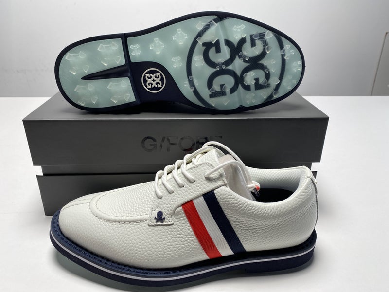 G/Fore Gallivanter Split Toe Grossgrain Leather Golf Shoe SZ 8.5 (GMF000100)