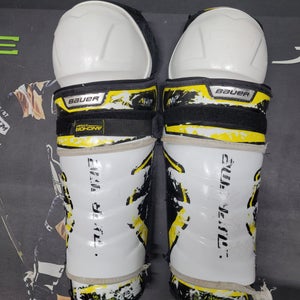 Senior Bauer Supreme 2S Pro 16" Shin Pads Pro Stock (Used)
