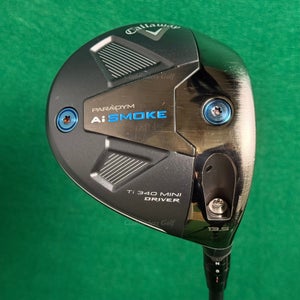 Callaway Paradym Ai Smoke TI 340 Mini 13.5 Driver Fujikura Motore X F1 7-XStiff