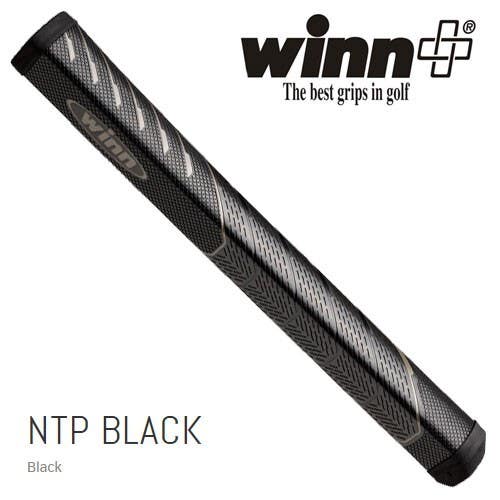Winn NTP Black Pistol 1.10 No Taper Unique Pistol Midsize+ Putter Grip