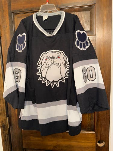 LONG BEACH ICE DOGS  HOCKEY JERSEY SIZE 4  XL GOALIE CUT