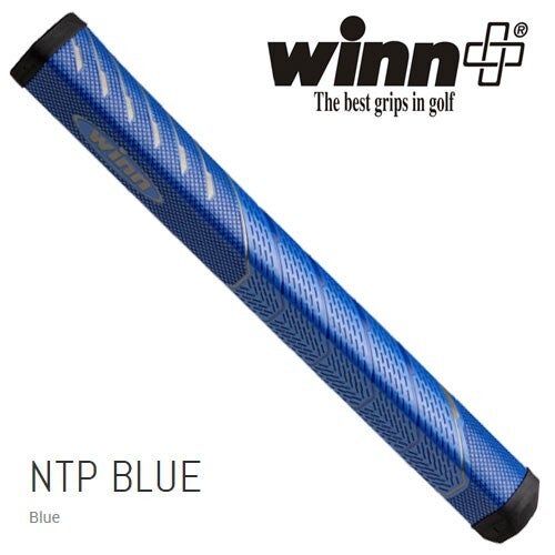 Winn NTP Blue Pistol 1.10 No Taper Unique Pistol Midsize+ Putter Grip