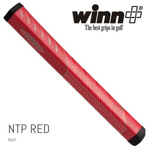 Winn NTP Red Pistol 1.10 No Taper Unique Pistol Midsize+ Putter Grip