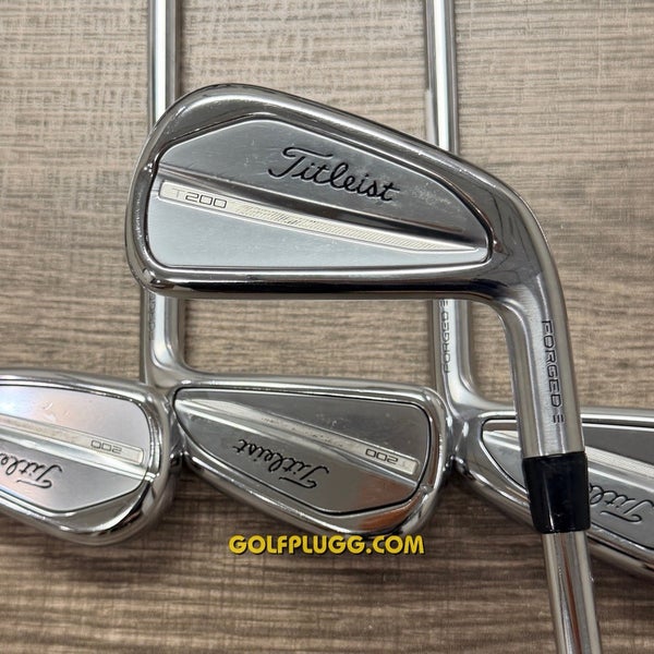 2023 Titleist T200 Iron Set 4-PW / AMT White, Extra Stiff Flex (137)