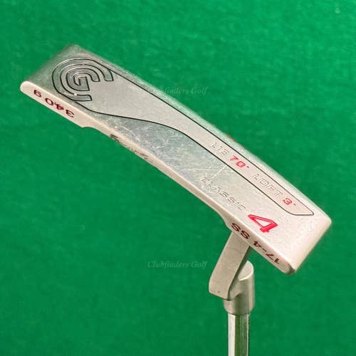 Cleveland Golf Classic #4 Chrome 35" Plumber's Neck Milled Putter Golf Club