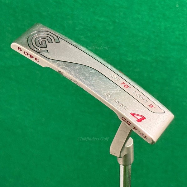 Cleveland Golf Classic #4 Chrome 35" Plumber's Neck Milled Putter Golf Club
