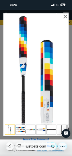 DeMarini Prism+ Composite Bat (-10) 19 oz 30" (Used)