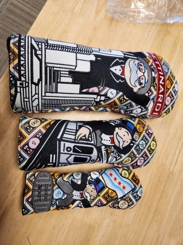 Bettinardi Wood Covers Limited Monopoly Chi Town 3 Pieces