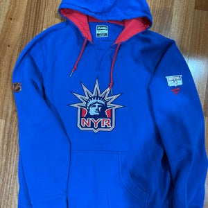Matt Rempe 73 New York Rangers Fanatics Authentic Pro Hoodie Player Used XL