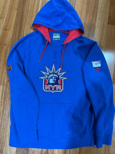 Matt Rempe 73 New York Rangers Fanatics Authentic Pro Hoodie Player Used XL