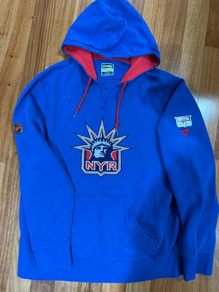 Matt Rempe 73 New York Rangers Fanatics Authentic Pro Hoodie Player Used XL