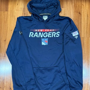 Matt Rempe 73 New York Rangers Fanatics Authentic Pro Hoodie Player Used XL
