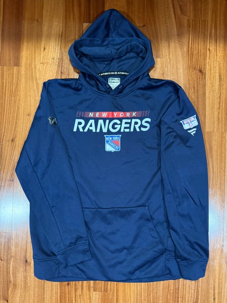Matt Rempe 73 New York Rangers Fanatics Authentic Pro Hoodie Player Used XL