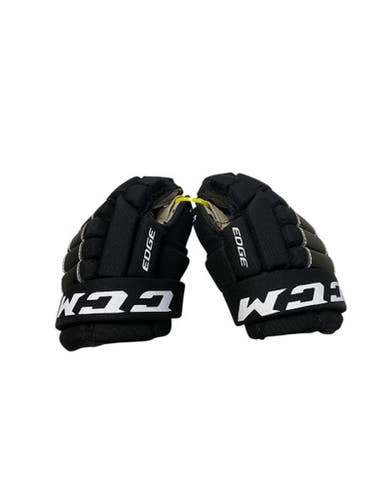 Used CCM EDGE Youth Gloves Black 9" 11706-S000366413