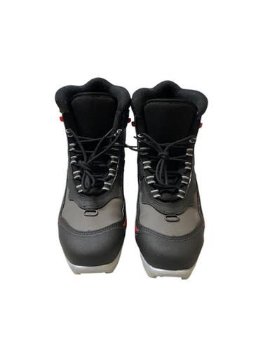 Used Alpina Womens NNN XC Ski Boots Black W 06 / JR 04-04.5 11706-S000366364