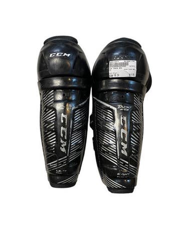 Used CCM TACKS 955 Junior Shin Guards Black 10" 11706-S000366416