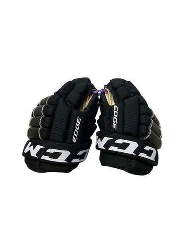 Used CCM EDGE Youth Gloves Black 8" 11706-S000366412