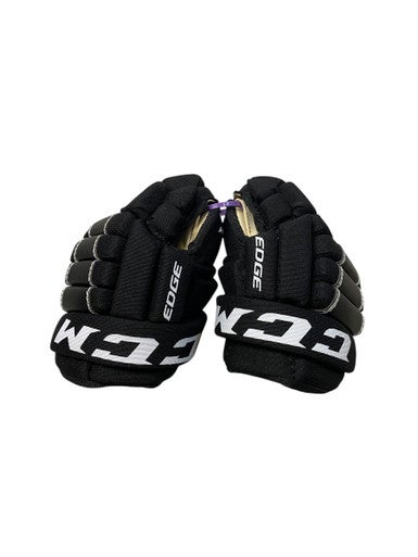 Used CCM EDGE Youth Gloves Black 8" 11706-S000366412