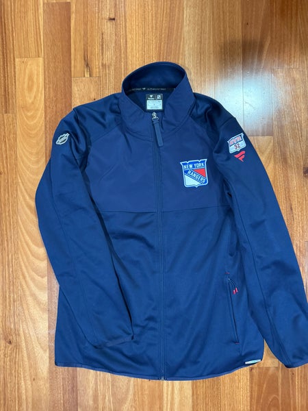 Jonathan Quick 32 New York Rangers Fanatics Authentic Pro Full Zip Jacket Player Used L