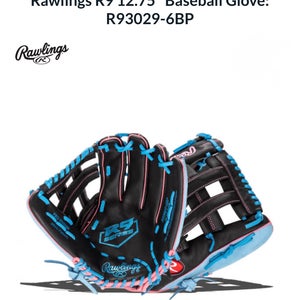 2025 Outfield RH Throw Rawlings R9 Baseball Glove 12.75" (New)