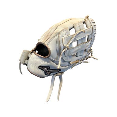 Used Mizuno MVP BB/SB Glove RH Throw White 12" 10299-S000299047