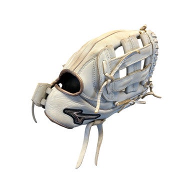 Used Mizuno MVP BB/SB Glove RH Throw White 12" 10299-S000299047