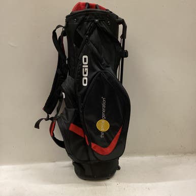 Used Ogio THE SMILE GEN STAND BAG Mens Stand Bag Black 11725-S000493653
