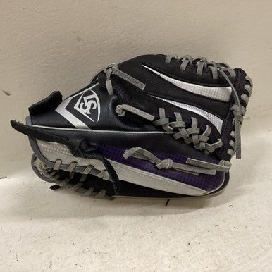 Used Louisville Slugger ZRBK6-1250 BB/SB Glove RH Throw Black 12 1/2" 11725-S000493683