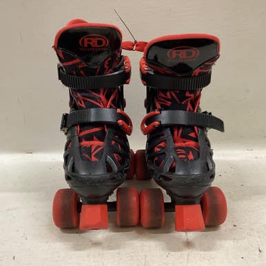 Used QUICK-FIT 12-2 ADJ Child Rec Fitness Skates Red Adjustable 11725-S000493751