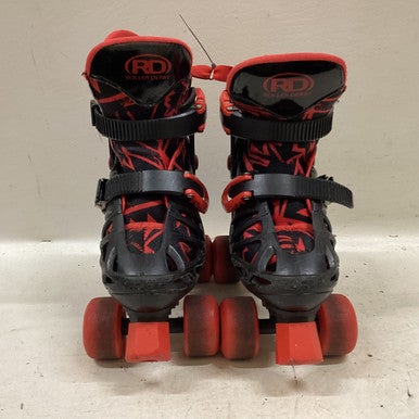 Used QUICK-FIT 12-2 ADJ Child Rec Fitness Skates Red Adjustable 11725-S000493751